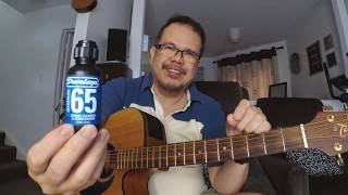 Video thumbnail for Dunlop 65 String Cleaner and Conditioner Test on Old Guitar Strings | Edwin-E by Edwin-E