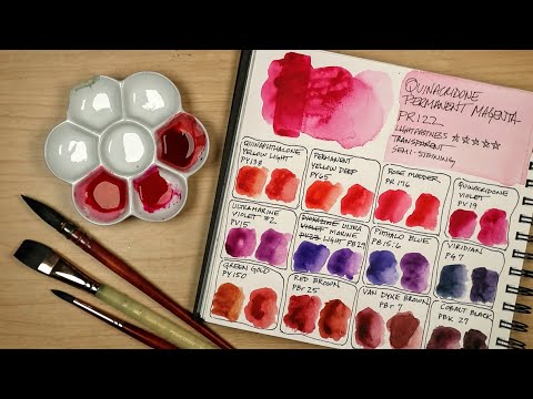 Mijello Journal: Mission Gold PR122, Quinacridone Magenta + 'Crispy Calamari' Story