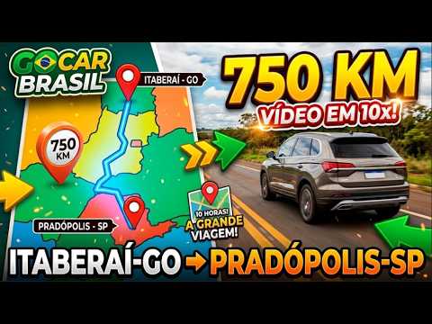 [Vídeo 10x] Itaberaí - GO | Ribeirão Preto - SP | Pradópolis - SP | 750KM #goprohero9 #saopaulo #go