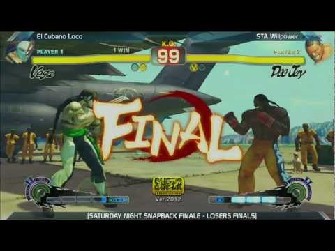 SSF4: El Cubano Loco vs STA Willpower - [Losers Finals] Saturday Night Snapback 5.6