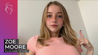 Zoe Moore - Plus size Curvy Fashion Model - Bio & Facts