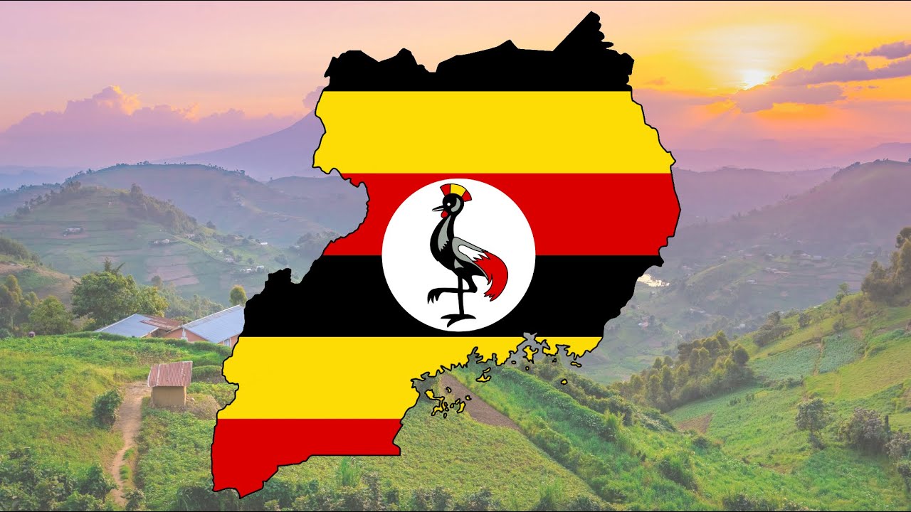 Uganda - Flag Map Speedpaint