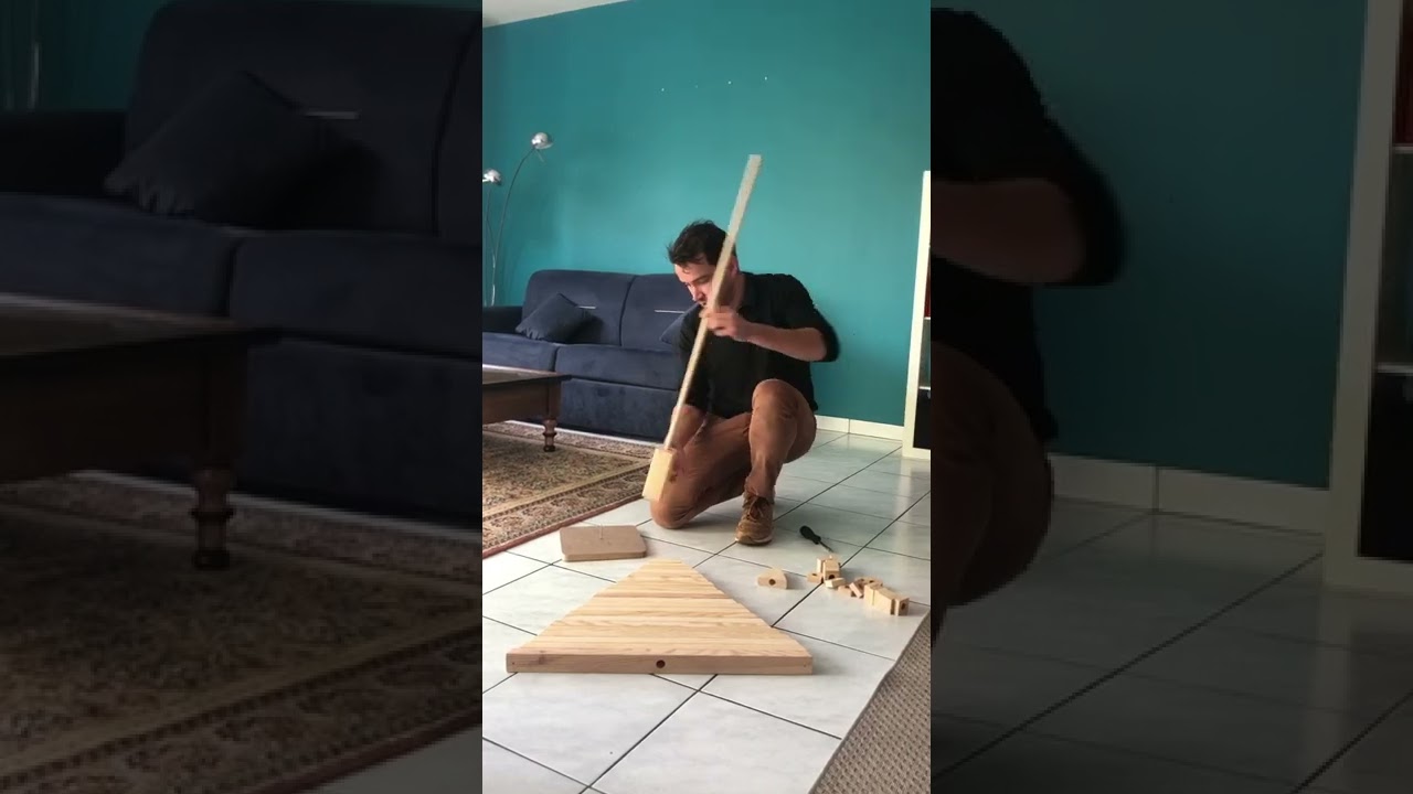 Montage du sapin en bois zéro déchet Solide !