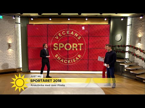 Pileby: "Vilket häftigt idrottsår vi har haft!" - Nyhetsmorgon (TV4)