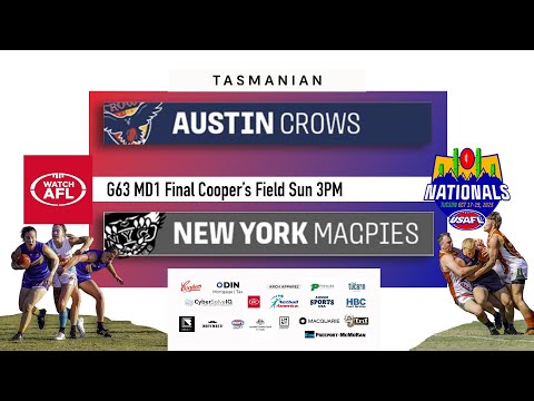 USAFL 2025 Nationals G63 MD1Final Austin vs NYC Cooper's Field Sun 3pm