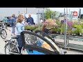 Fietsend over kwekerijen tijdens Open Kwekerijdag