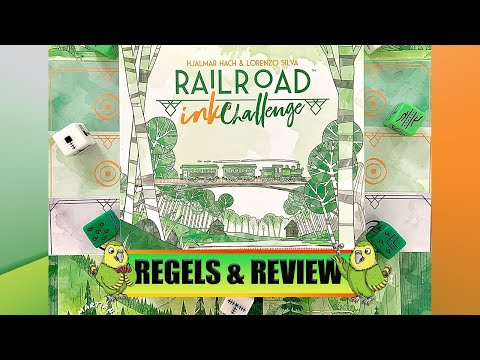 Hoe speel je Railroad Ink Challenge: Natuurgroene versie? (#97V1)