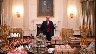 Trump Eats “Hamberders” While Government Remains Shut Down