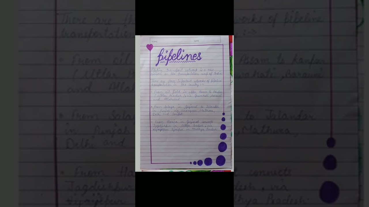 Social Science portfolio📕 Class 10 Ch = Lifelines of national economy [ Geography🗺️🌏]
