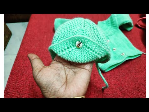 (Part - 3 Size  -0/3 m) Knitting baby Cap very easy Radhey Radhey 🙏🏼