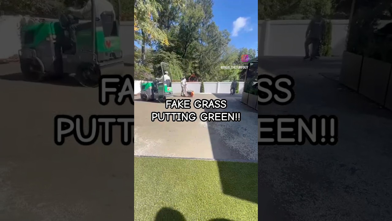 Fake Grass Putting Green That Feels Real!