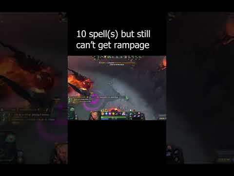 #dota2 INVOKER out of spells be like no-RAMPAGE #shorts #invoker #combo #rampage #reflexes #dotawtf