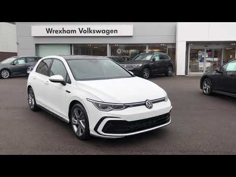 Volkswagen Golf 2.0TDI R-Line DSG Pure White New Car | Wrexham Volkswagen