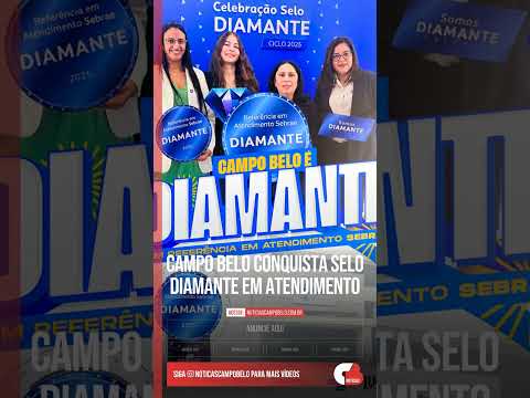 Campo Belo conquista Selo Diamante em Atendimento #Shorts