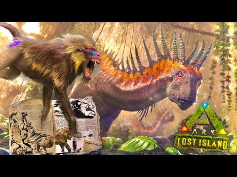 Ark Dinopithicus Officially Revaled! Dossier and all abilities! Ark Lost island!