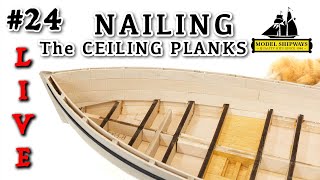 Ep. 24 - GROUP BUILD - NAILING - Gunboat PHILADELPHIA (1776) - Model Shipways KIT