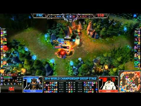 Fnatic xPeke vs Samsung Blue Dade 1 vs 1 - FNC vs SSB (S4 Worlds)