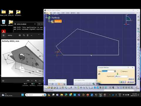 Catia v5 CAD Activity AX11 W24