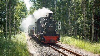 preview picture of video '99 3462 zu Gast bei der Waldeisenbahn Muskau'