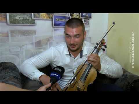 Stefan Stefanović, jedan od učesnika prvog Sabora violinista, 4.septembar 2019. (RTV Bor)