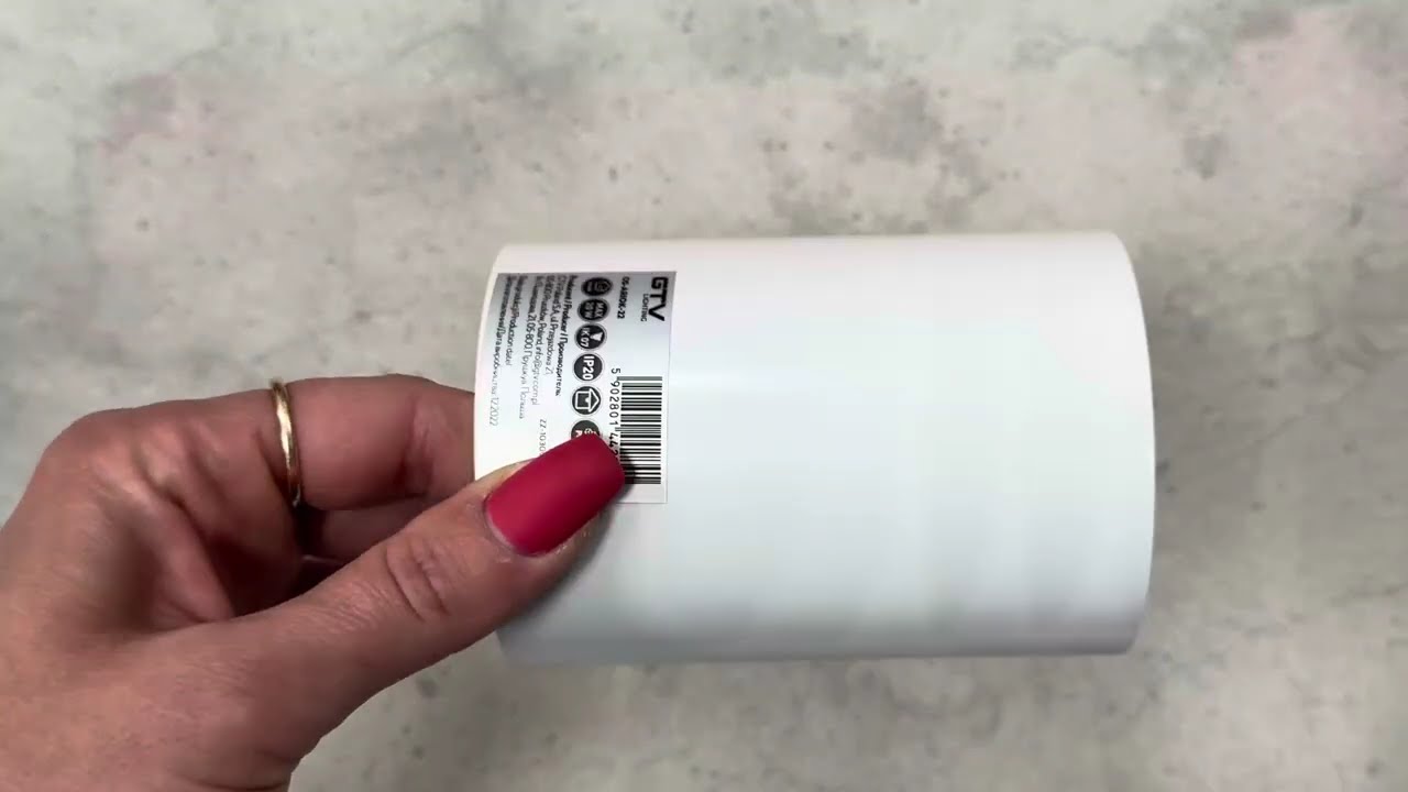 Накладной светильник GTV ARIES PC 20W IP20 круглый белый/черный хром OS-ARIOK-22