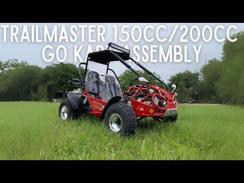 How To Assemble the TrailMaster 150cc/200cc Adult Go Karts | Step by Step