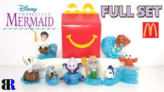 The Little Mermaid Movie Full Set | 2023 McDonalds Happy Meal Complete Set Collection