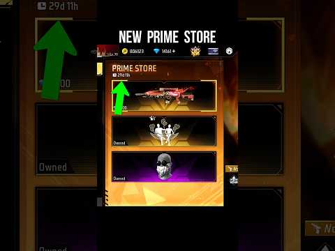 New Prime Store 🔥 Level 7 Prime Store Rewards | Prime Store FF | Free Fire Prime System #srikantaff