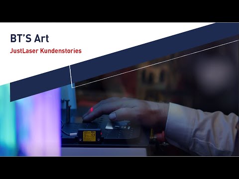 Laserbeschriftung Merchandise-Artikel: BT's Art | JustLaser Referenz-Story