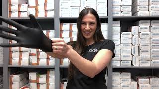 Eagle Protect Visible Nitrile Glove - Black