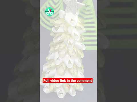 DIY Christmas tree from wool yarn thread shorts diychristmastree