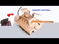 How To Make A Remote Control RC Tank Out Of Cardboard