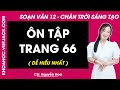 Soạn bài Ôn tập trang 66 Ngữ văn 12 Chân trời sáng tạo
