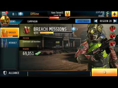 Kill Shot Bravo Region 20=7 Breach Mission Complete