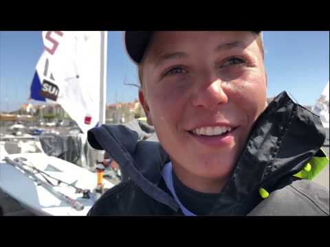 2018 Laser Senior Europeans - Day 4 - Interviewing Maria Erdi HUN