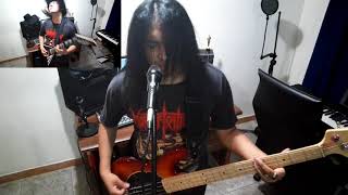 MORTIFICATION - BRUTAL WARFARE Guitar Bass And Vocal Cover by JoshRiffMonster