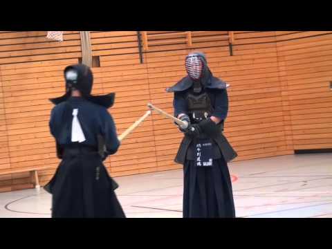 Kendo NRW Einzelmeisterschaft 2016 - Finale der Herren - Lesch vs Sallmon