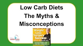 preview picture of video 'Weight Loss Surgery Success   Common Myths and Misconceptions of Low Carb Diets'