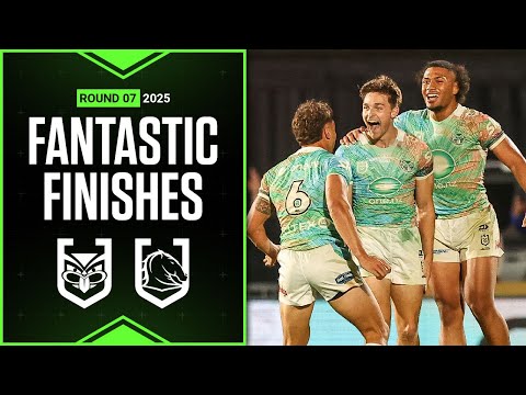 NRL Highlights | NRL Best finishes of 2025: Warriors v Broncos - Round 7 | Match Highlights
