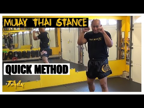 Kru Chris Aboy - Muay Thai Stance - Quick Method