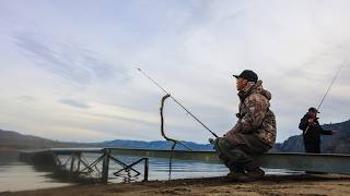 Bank Fishing for a HOT River Trout Bite! (The BEST Homemade Tacos!)