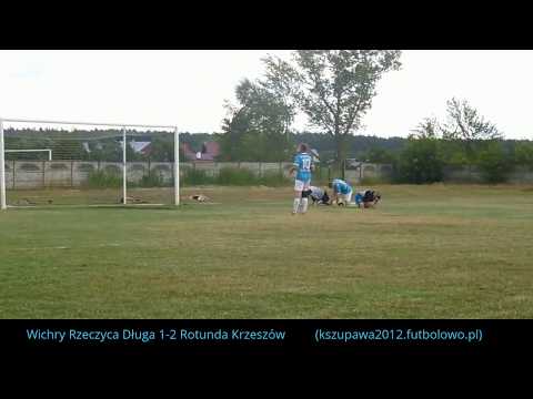 Mecz barażowy: Wichry Rzeczyca Długa - Rotunda Krzeszów (gol dla Rotundy na 1-2) 02.07.2017