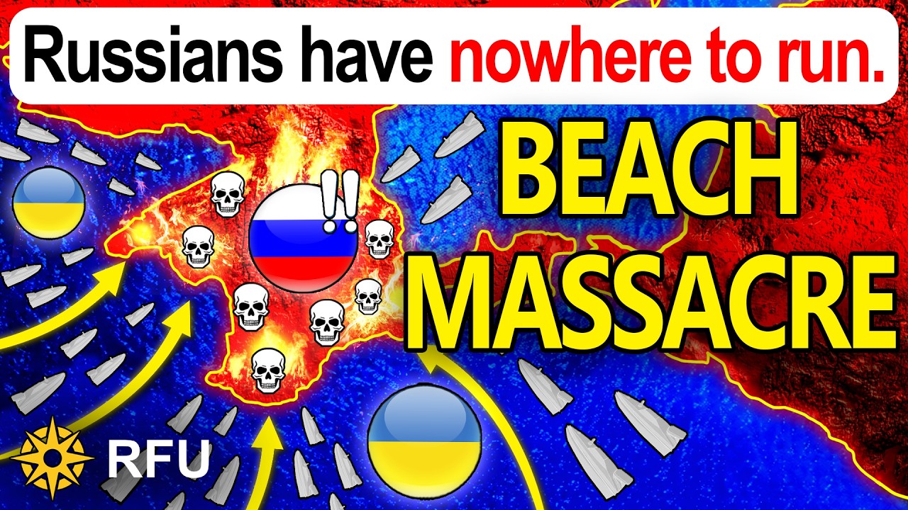 Ukrainian naval drones vaporize Russian troops on Crimean coast