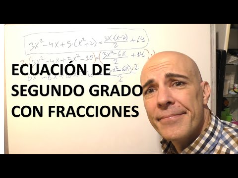 ECUACIÓN DE SEGUNDO GRADO CON DENOMINADORES. Complicadilla