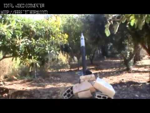 تجربة أول صاروخ صناعة محلية بمشاركة لواء حمص القديمة ولواء خالد بن الوليد وكتيبة أحفاد خالد