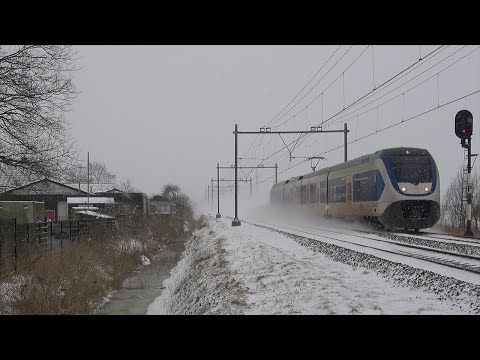 Trains and snow | Netherlands | 8 February 2021
