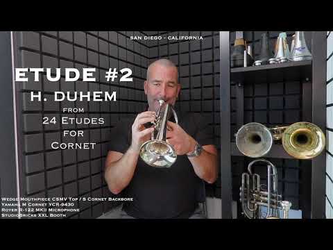 DUHEM Etude #2 from 24 etudes for Cornet by H. Duhem
