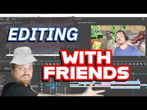 Editing Minecraft Video LIVE with SHOCKING shout outs!