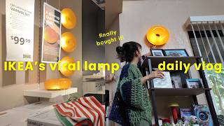 Vlog | アメリカ生活 | IKEAで憧れのドーナツランプを購入 | ライスペーパーで三角あんこパイを作る | 駐在妻の生活