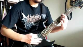 Nile - Lashed To The Slave Stick (guitar cover)